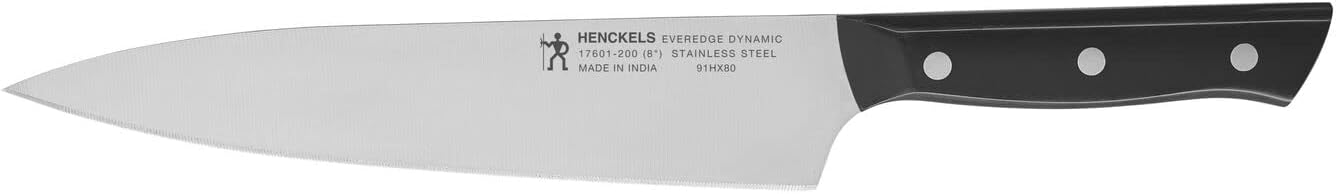 HENCKELS Everedge Dynamic Razor-Sharp 3-Piece Kitchen Knife Set, Chef Knife, Paring Knife, Utility KnifeStarter Set, German Engineered Informed by 100+ Years of Mastery