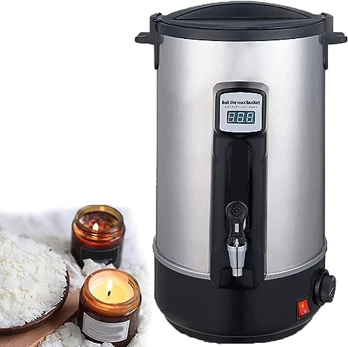 Derretidor cera fabricação velas, pote fusão cera vela elétrica grande 1500w/2500w com bico e contro