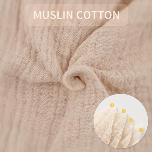 8-Pack Muslin Baby Bibs Baby Drool Bibs Cotton Bandana Bibs for Baby Boy, Girls,Baby Drooling Bibs, Teething Bibs3