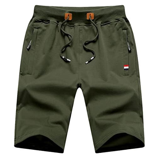 Short d'été en coton décontracté noir léger et classique EN8 XL