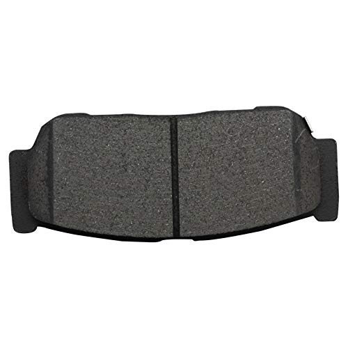 Image of TRQ Rear Brake Pad and Rotor Set Ceramic Compatible with 2007 Hyundai Entourage 2006 Kia Sedona