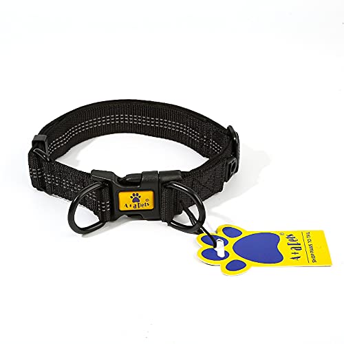 See full amazon price history chart for A+a Pets’ Neoprene Padded Dog Collar | Waterproof Comfortable with Reflective Stitches (Black) A+a Pets’ Neoprene Padded Dog Collar | Waterproof Comfortable with Reflective Stitches (Black) (B09B258TKB) Amazon Price History, Amazon Price Tracker