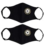 Kids Face Covering - Soccer Ball Printing - 2 Pack Unisex Washable and Reusable Soft Cotton Material...