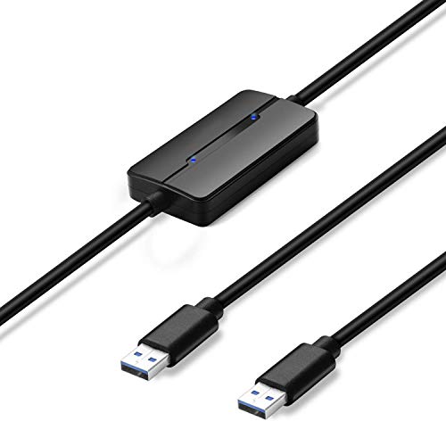 Easy-Link Cable USB 3.0 de Transferecia de Datos PC a PC para Windows - Copiar datos, Transferir datos de Windows a Windows PC