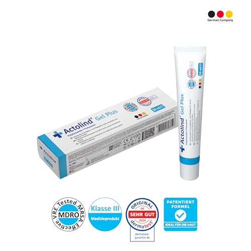 Actolind Gel Plus 30 ml – antiseptisches Wundgel für die häusliche Wundpflege | Medizinprodukt CE III | PZN 17586984