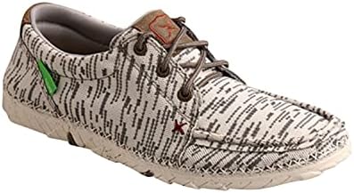 Twisted X Women’s Zero-X Sneakers - Handcrafted Fashion Sneakers for Women - White & Grey, 10 M | Image 2