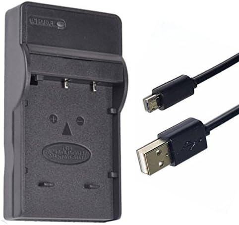 Micro USB Battery Charger for Panasonic CGA-S002, CGA-S002A, CGA-S002E, DMW-BM7, DMW-BMA7