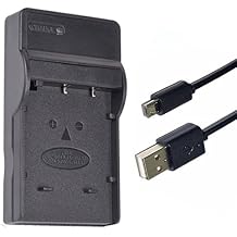 Micro USB Battery Charger for Samsung SLB-1674 and Samsung GX-10, GX-20 Digital SLR Camera