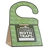 Greener Mindset Clothes Moth Traps 7-Pack with Premium Pheromone Attractant | Most Effective Trap Available | Non-Toxic Safe No Insecticides