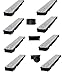 Produktbild Bielbet Entwässerungsrinne h= 55mm16,20/m 8m Set inkl.Endkappen und Anschlussstück DN110