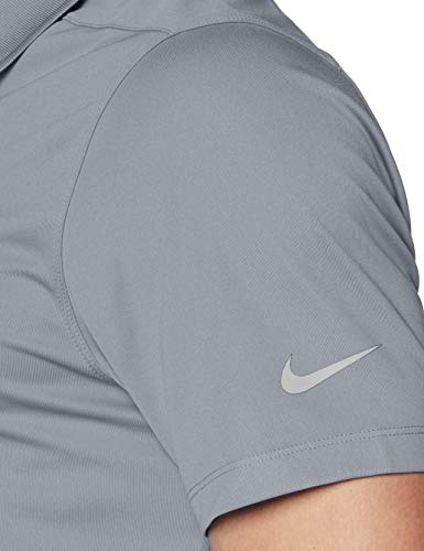 Nike Men's Dry Victory Solid Polo Golf Shirt, Wolf Grey/Black, Xx-Large #TOP7