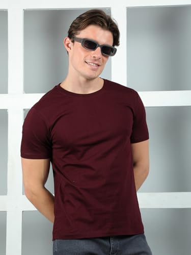 Image of Dollar Pack of 1 Cotton Solid Men Tshirt