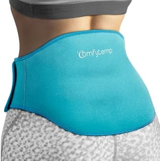 Comfytemp Gel Pack with Back Wrap, Microwave Heat Therapy and Cold Compress for Waist, Lower Back, Lower Lumbar, Sciatic Nerve Pain Relief, Reusable Ice Pack for Injuries