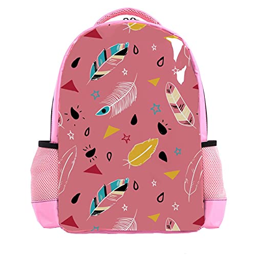 Sac d'école léger enfants rose motif fleuri fille et garçon