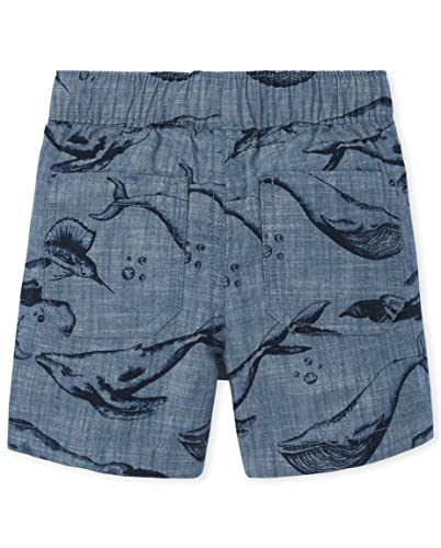 Image of The Children's Place Baby and Toddler Boys Print Pull on Jogger Shorts