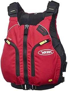 Yak Kayak & Kayaking - Xipe 60N Kayak Dinghy Sailing PFD Buoyancy Aid for Watersports - Red - HIGH CUT LOW PROFILE DESIGN