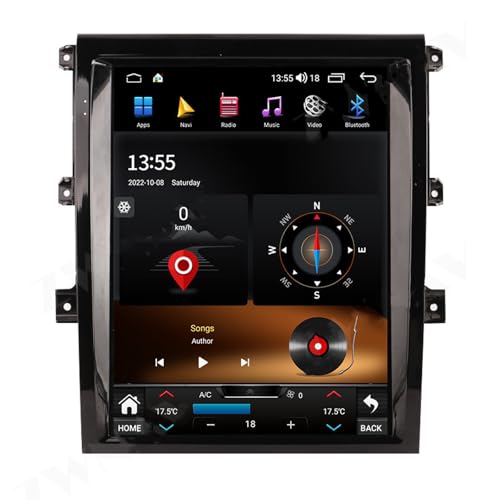Autoradio stereo Android da 15,6 per Land Rover Discovery 5 (2010-2016) - CarPlay wireless, lettore DVD, navigatore GPS, ricevitore FM, Bluetooth, Wi-Fi 5G, impianto audio HIFI