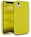 Produktbild MyGadget Silikon Hülle für Apple iPhone XR - robuste Schutzhülle TPU Case slim Silikonhülle Back Cover Ultra Kratzfest Handyhülle matt Gelb