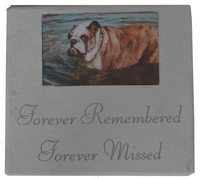 Forever Remembered.Custom Personalized Photo Memorial Marker
