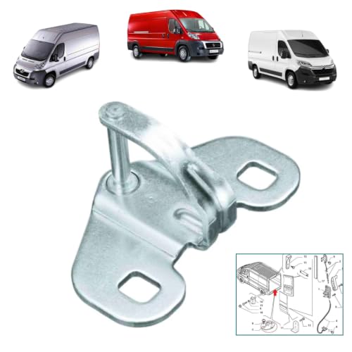 Autocraft Loquet Crochet du Bas de Porte Battante Arrière compatible pour BOXER 3 DUCATO 3 JUMPER 3 OEM : 8724E6 1345736080 – vue 5