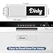 Dishwasher Magnet Clean Dirty Sign, Farmhouse Rustic Wood Design Black and White Non-Scratch/Easy to Read & Slide/Strong Magnet Clean Dirty Magnet for Dishwasher (A-Silver)