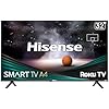 Hisense 32-Inch Class A4 Series HD 720p Smart Roku TV with Alexa Compatibility (32A4HNR) - Dolby Audio, Slim Bezel Design, Google Assistant