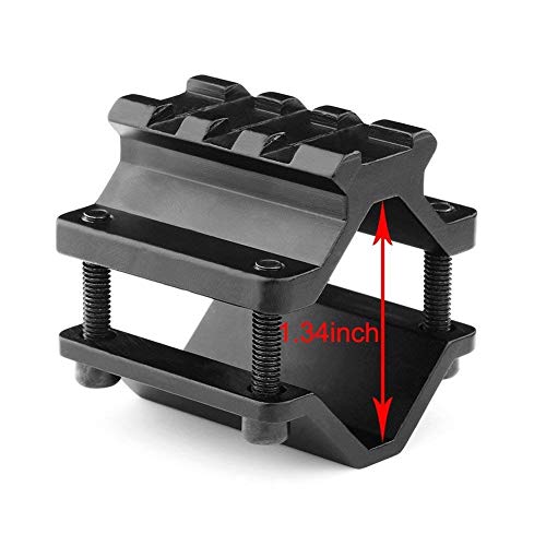 Gotical Single Rail 3 Slot Barrel Mount Weave Picatinny Weaver Barrel Mount #TOP1