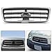 PartsFlow For 2003 2004 2005 Subaru Forester Front Bumper Grille Grill Assembly Black Insert w/Chrome Trim
