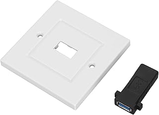 Płyta ścienna z gniazdkiem, pojedynczy port Socket Face Panel o dużej prędkości ładowania, do biura do domu do hotelu