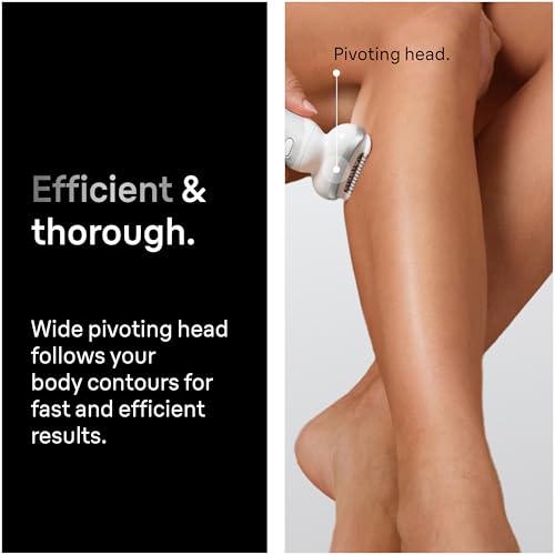 image for Braun Silk-épil 9 Epilator, Pivoting Head, Wet and Dry, Includes Body