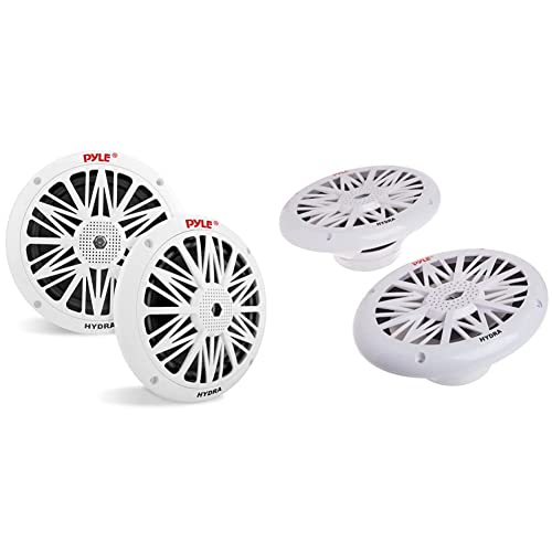 Pyle Sound Wall Mount Speakers, 200W White & Pyle Plmr692 Floor Standing Car Speakers, Bluetooth White #TOP14
