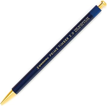 HIGHTIDE Penco Brass Prime Timber Pencil, v2.0 Navy Blue