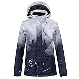 JIEKUJDS -30 Herren & Damen Skianzug Set Snowboard Schnee Kostüm Winter Outdoor Sport Outfit Jacke + Hose Picture Jacket M