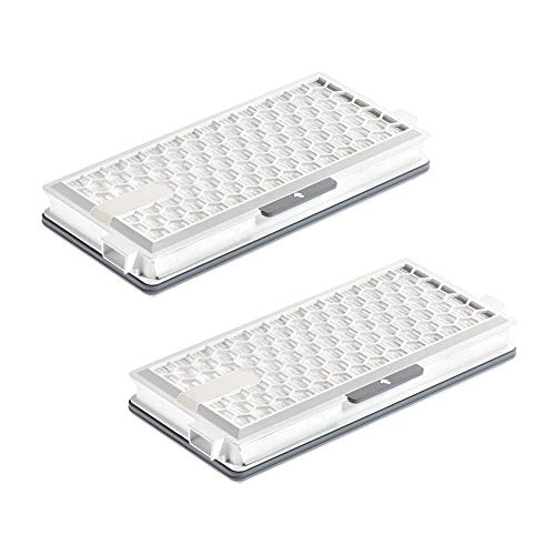 Rediboom SF-HA50 Filtro Hepa Activo de Repuesto para aspiradoras Miele AirClean S4 S5 S4000, S5000, S6000, S8000 Series (2 Unidades)
