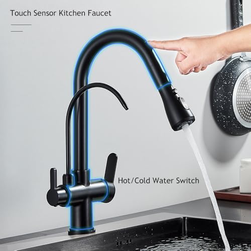 Robinet mitigeur extractible pour éliminer les impuretés de l'eau en cuisine - 7