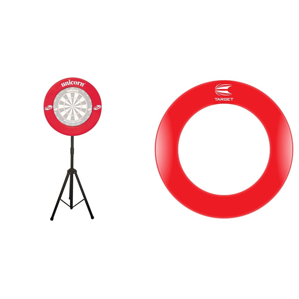 UNICORN Dartboard Stand | Dartmate | Freestanding Tripod | Folding & Portable