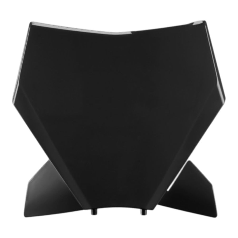 Polisport Motocross Motocross (MX) Plaque d'immatriculation pour KTM SX125/150/250/300, SXF250/350/450, XC125/250/300, XCF250/350/450 (2023-2025), haute résistance aux chocs, noir