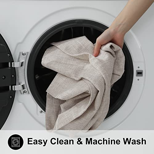 Homing Neutral Beige Cloth Placemats Set Of 6 – Cotton Linen Blend Washable Farmhouse Dining Table Mats For Indoors & Outdoors, Easy To Clean, 13 X 19 Inch #TOP5