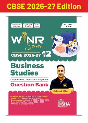 WINR Series CBSE Class 12 Business Studies Chapter-wise & Skill-w...