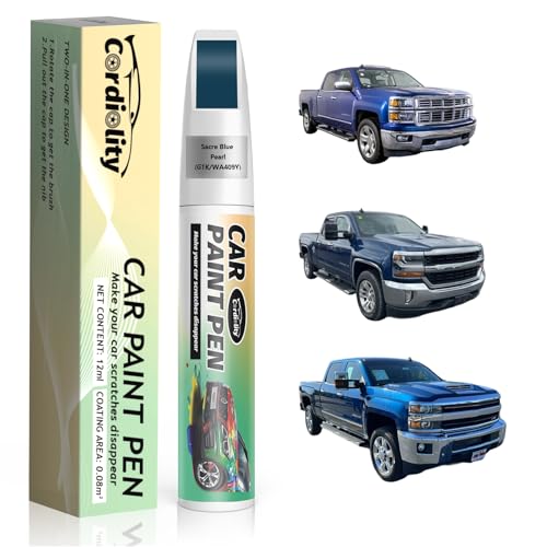Image of Car Touch Up Paint Sacre Blue Pearl(G1K /WA409Y) for Chevrolet, Color Accurate Car Scratch Repair Remover Pen Fix Auto Paint Chips and Nicks