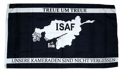Fahne/Flagge ISAF Afghanistan Treue NEU 90 x 150 cm