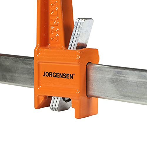 Jorgensen Pony Braçadeira De Barra De Aço Resistente 3706-Hd Laranja 15 24 Cm (6')