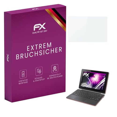 atFoliX Lámina Protectora de plástico Cristal compatible con Acer Aspire Switch 10 E SW3 013 Película Vidrio, 9H Hybrid Glass FX Protector Pantalla Vidrio templado de plástico