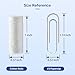 JMU 250 Pcs Dental Cotton Rolls, 1'' Non-Sterile Nosebleed Plugs, Nosebleed Stopper for Kids or Adults