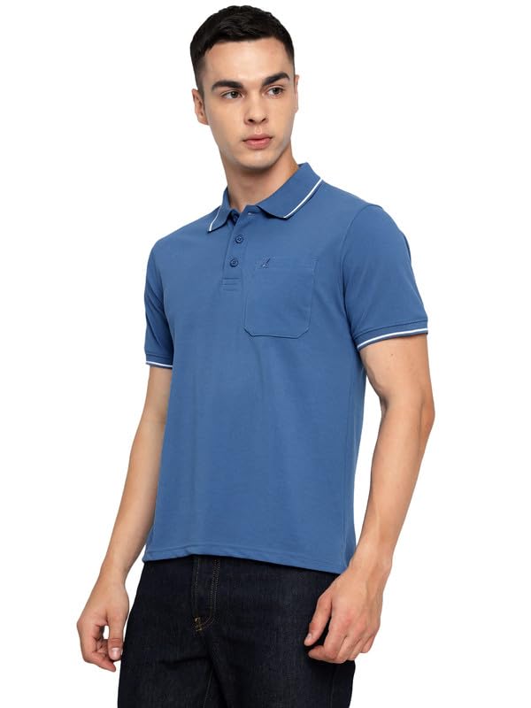 Image of AMERICAN CREW Men's Polo Collar T-Shirt with Pocket, Combo Pack of 2