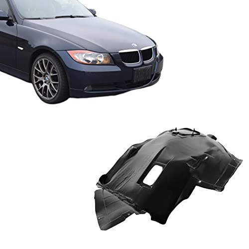 CarPartsDepot New Front Fender Liner Right Passenger Side Section Compatible for 2006-2012 BMW E90 E91 3 Series Except Sport Fits BM1251114 51717059380