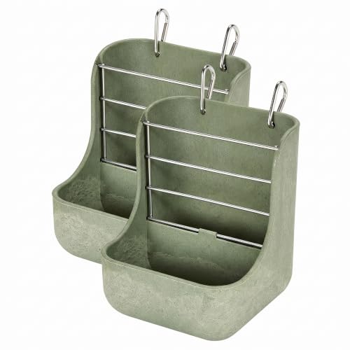 Kaytee Hay & Food Bin Feeder with Quick Locks for Pet Rabbits, Chinchillas, Guinea Pigs and Other Small Animals (Pack of 2) - image 1
