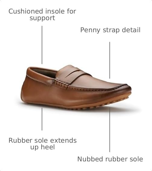 Image of Ferro Aldo Men's Loafer Collection | Classic Slip-on Penny Loafers & Driving Moccasins for Casual & Dress