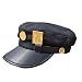 XCOSER Teens Jotaro Cosplay Visored Baseball Cap Hat Props Emblem