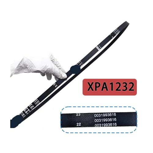 Correa de transmision mecanica XPA1157 trapezoidal dentada para poleas 7